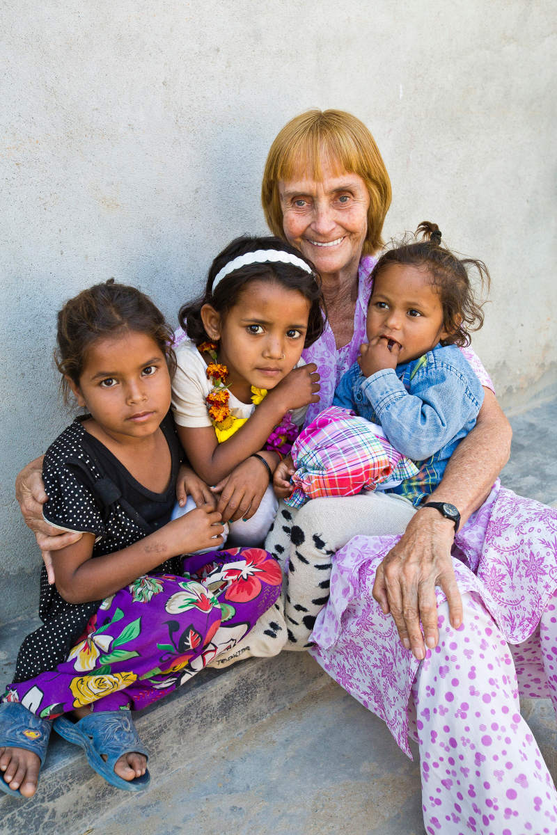 Helen and kids